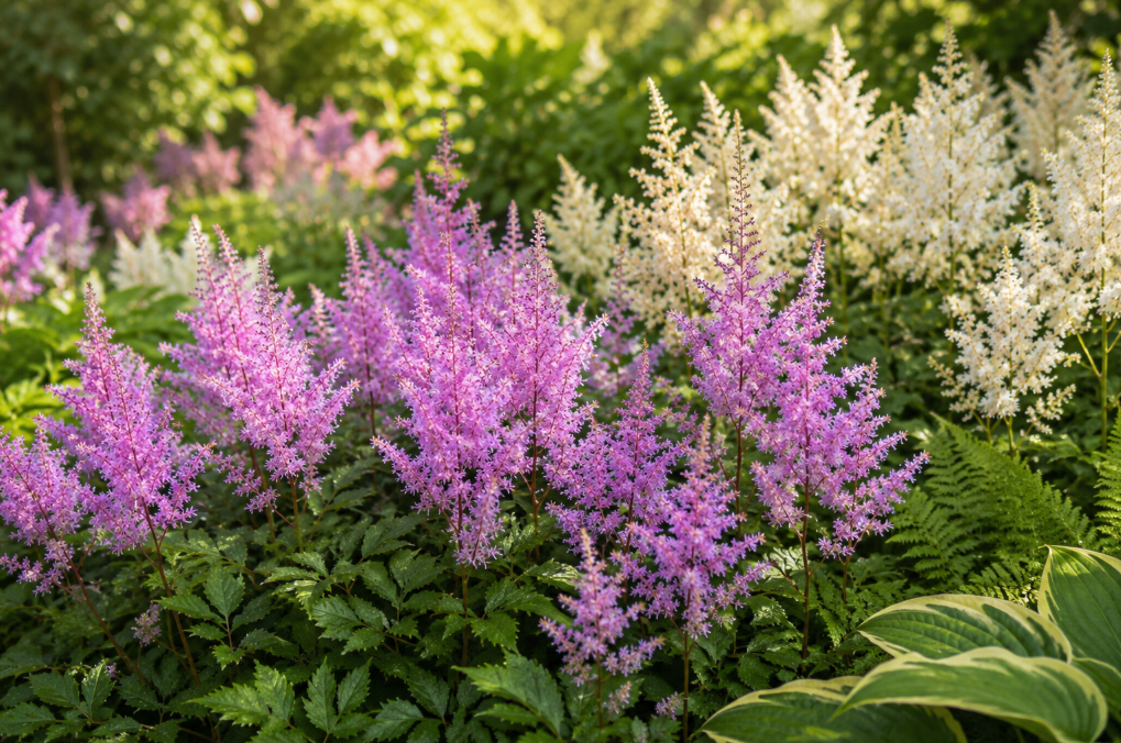 Dit is waar juni écht kleur krijgt: Astilbe chinensis ‘Pumila’ in volle bloei