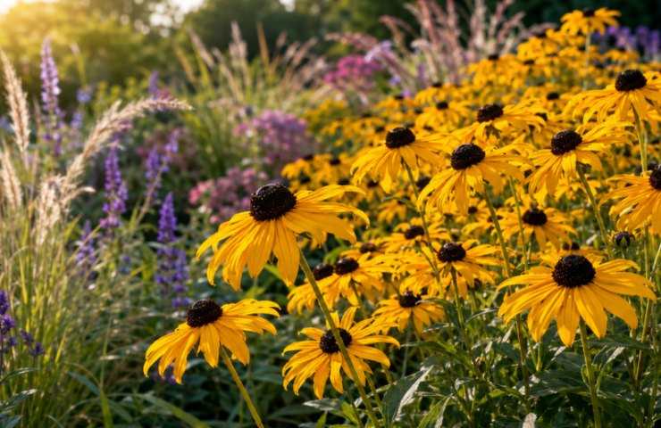 Rudbeckia fulgida 'Goldsturm' is dé vaste plant die augustus laat stralen.