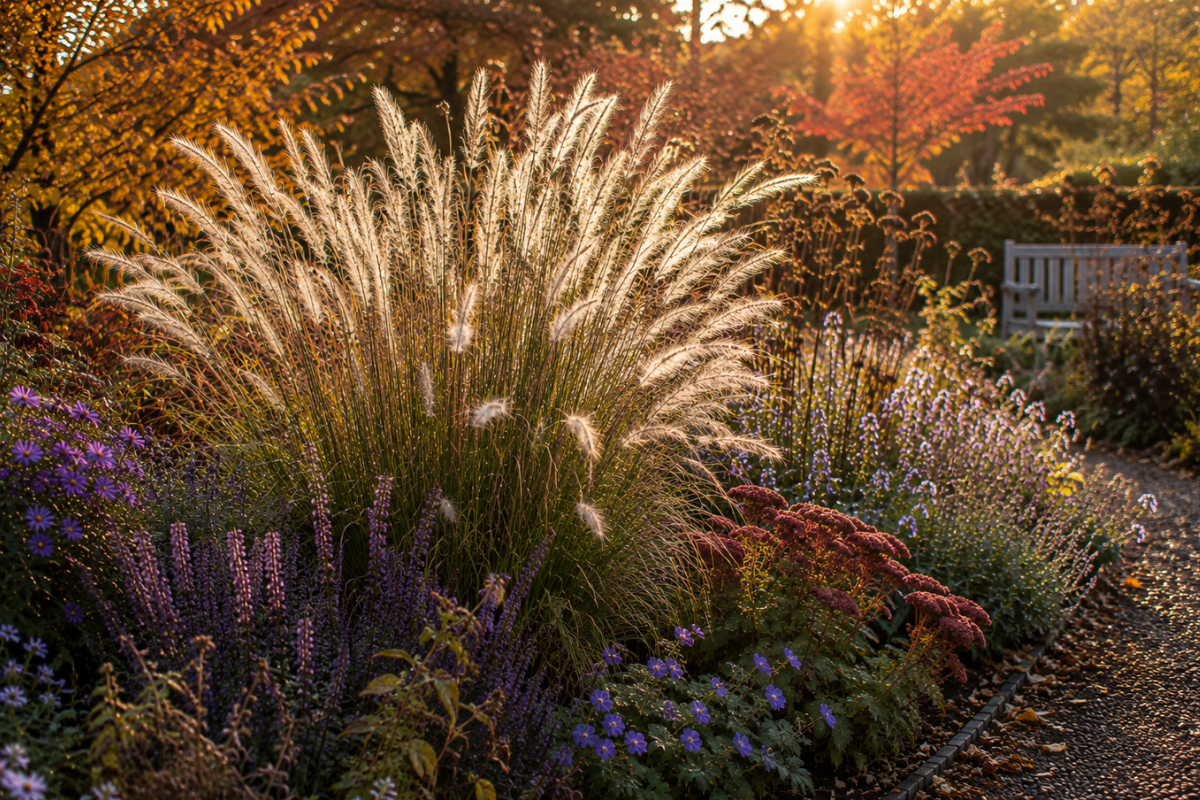 Pennisetum orientale: de sfeermaker van oktober
